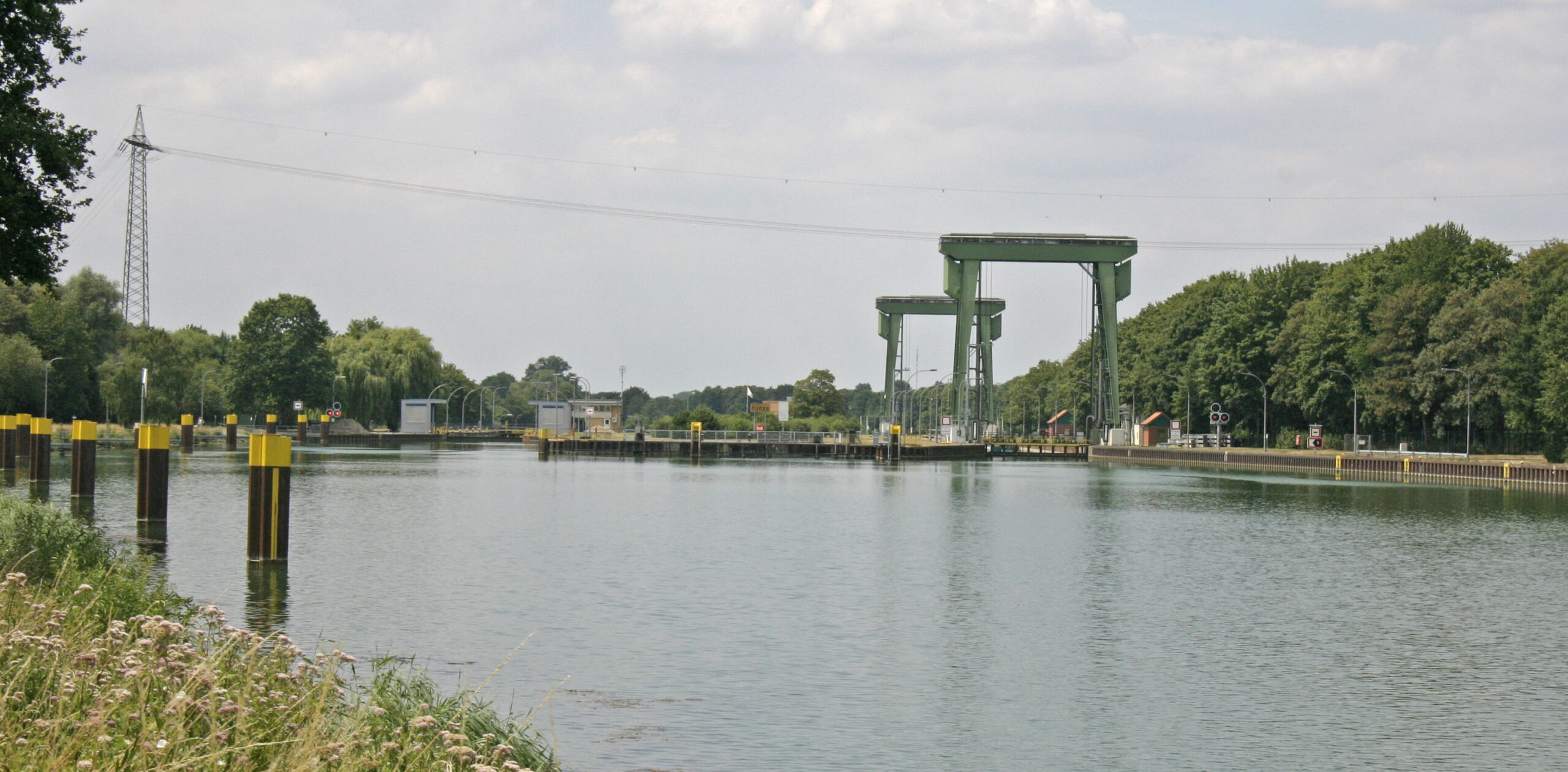 Schleuse Hünxe am Wesel-Datteln-Kanal